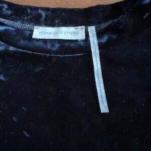 Urban Outfitters Blue Velvet Shirt